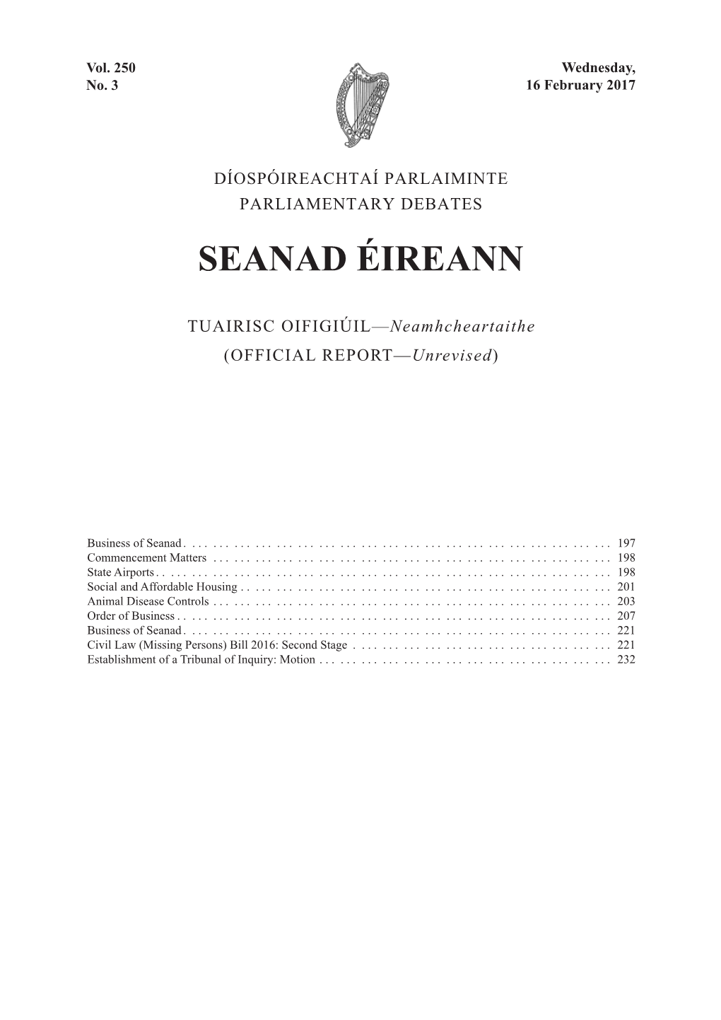 Seanad Éireann