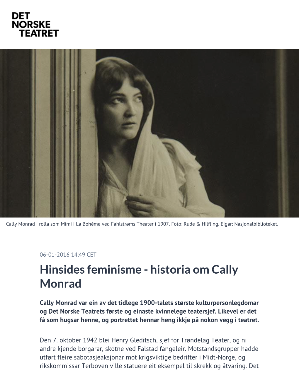 Hinsides Feminisme - Historia Om Cally Monrad