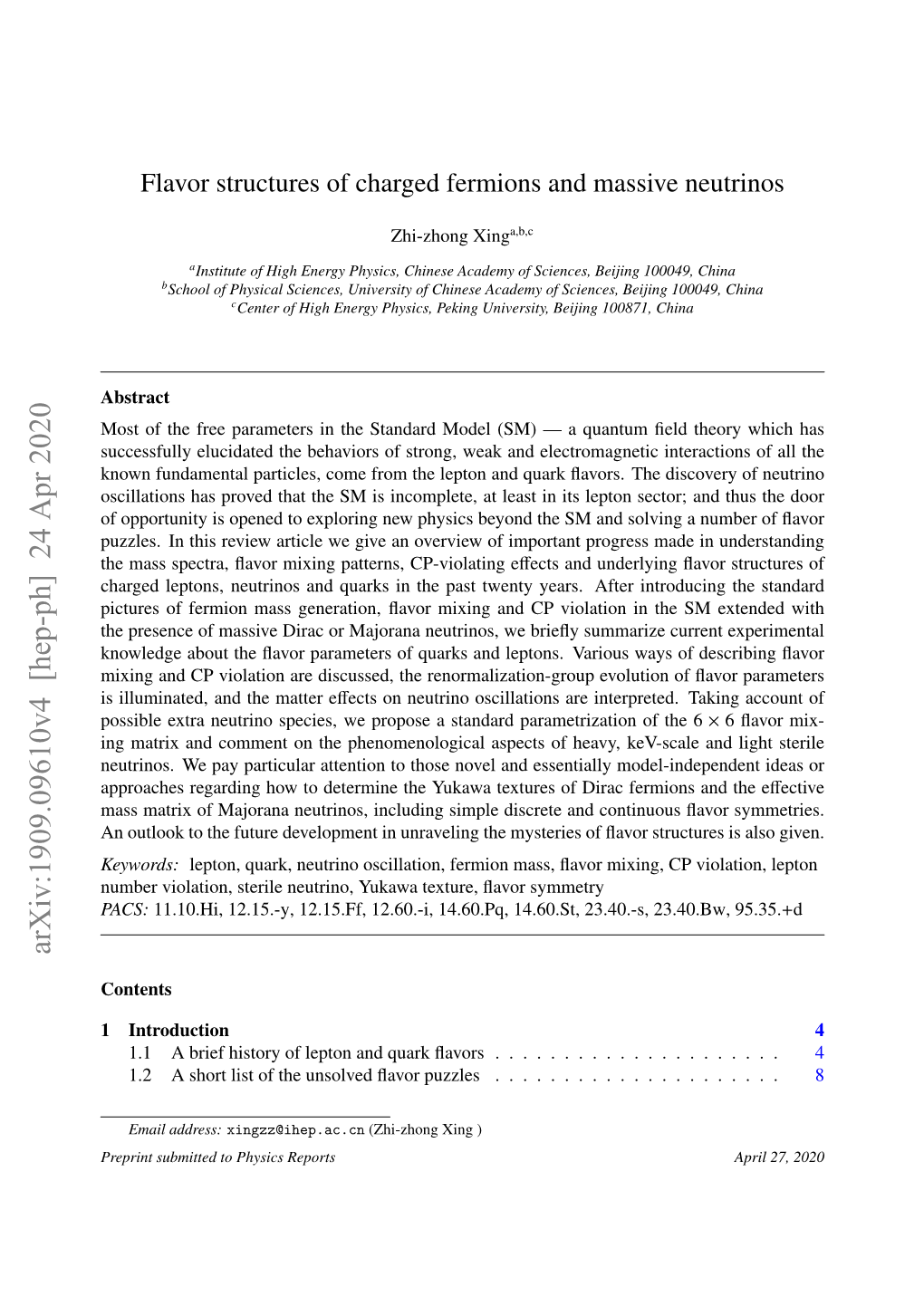 Flavor Structures of Charged Fermions and Massive Neutrinos