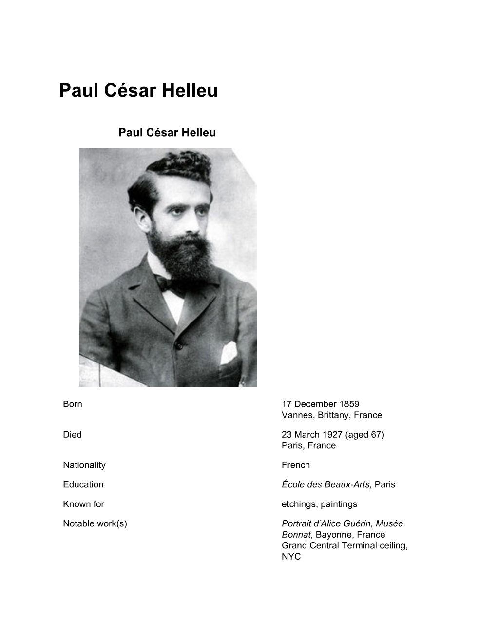 Paul César Helleu