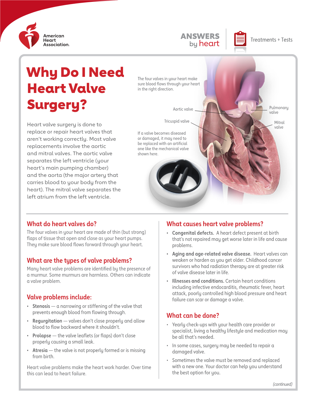 Why Do I Need Heart Valve Surgery?