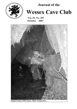 Journal of the Wessex Cave Club Vol