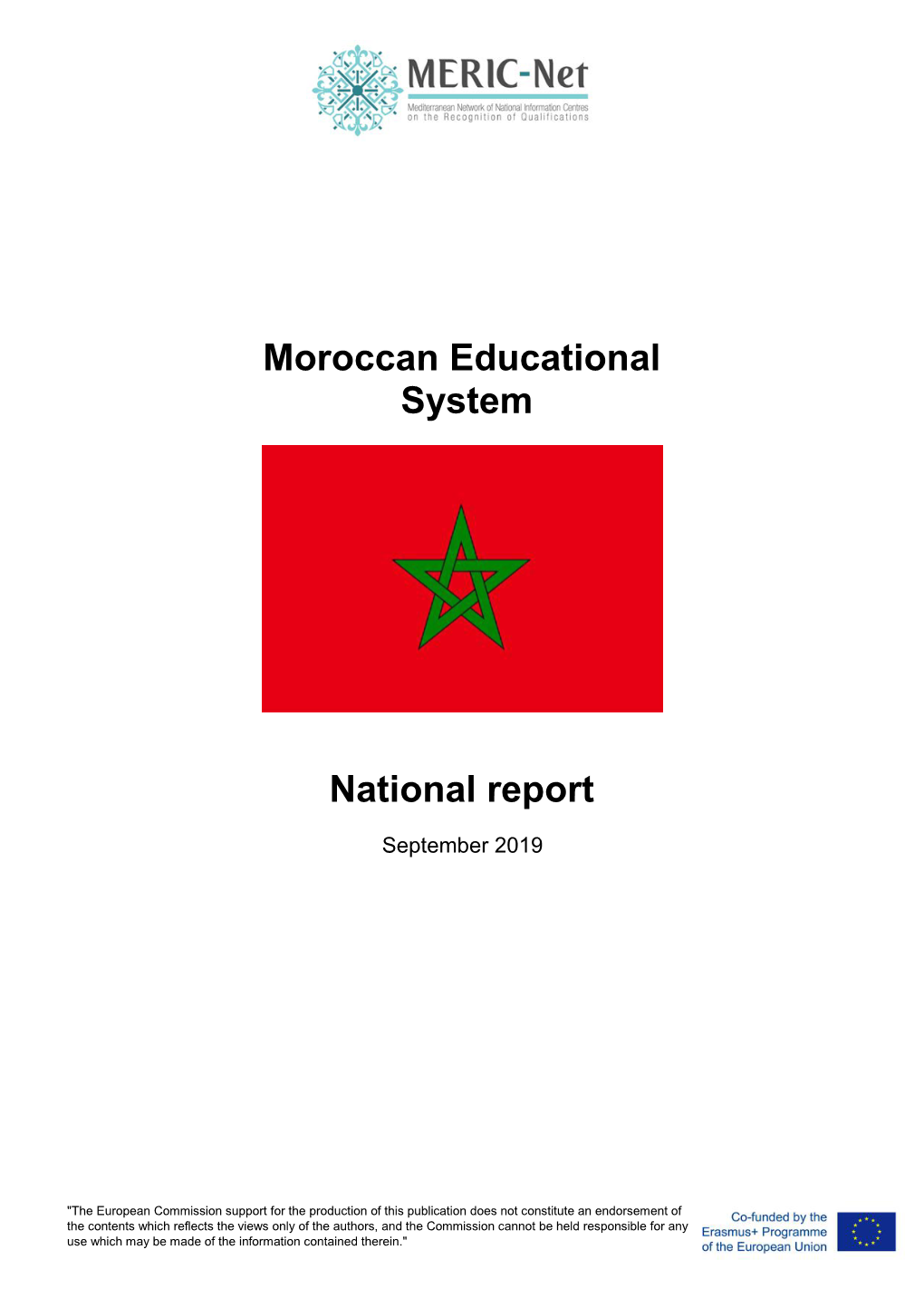 Moroccan Educational System National Report
