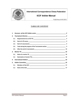 ICCF Arbiter Manual