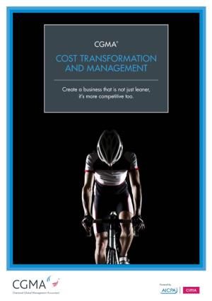 Cost Transformation and Management