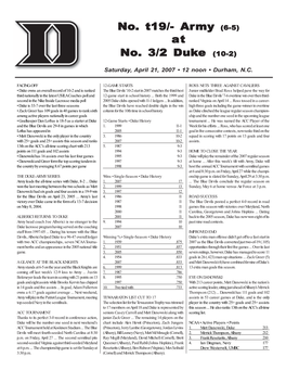 At No. 3/2 Duke (10-2)