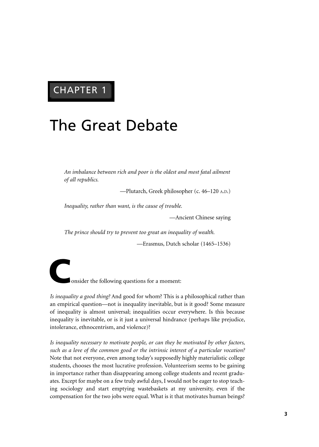 The Great Debate