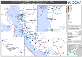 Shaheed Benazirabad Camp Profile Assessement - CCCM ( Daulat Pur, Sakrand Taluka's) Date (13 10 2010)