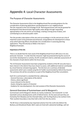 Appendix 4: Local Character Assessments