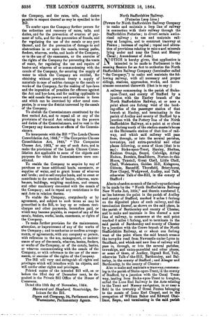 5556 the LONDON GAZETTE, NOVEMBEK 18, 1864. the Company, and the Rates, Tolls, and Duties North Staffordshire Railway