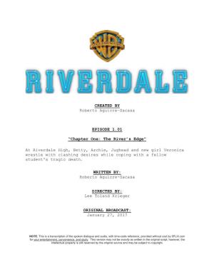 Riverdale | Dialogue Transcript | S1:E1