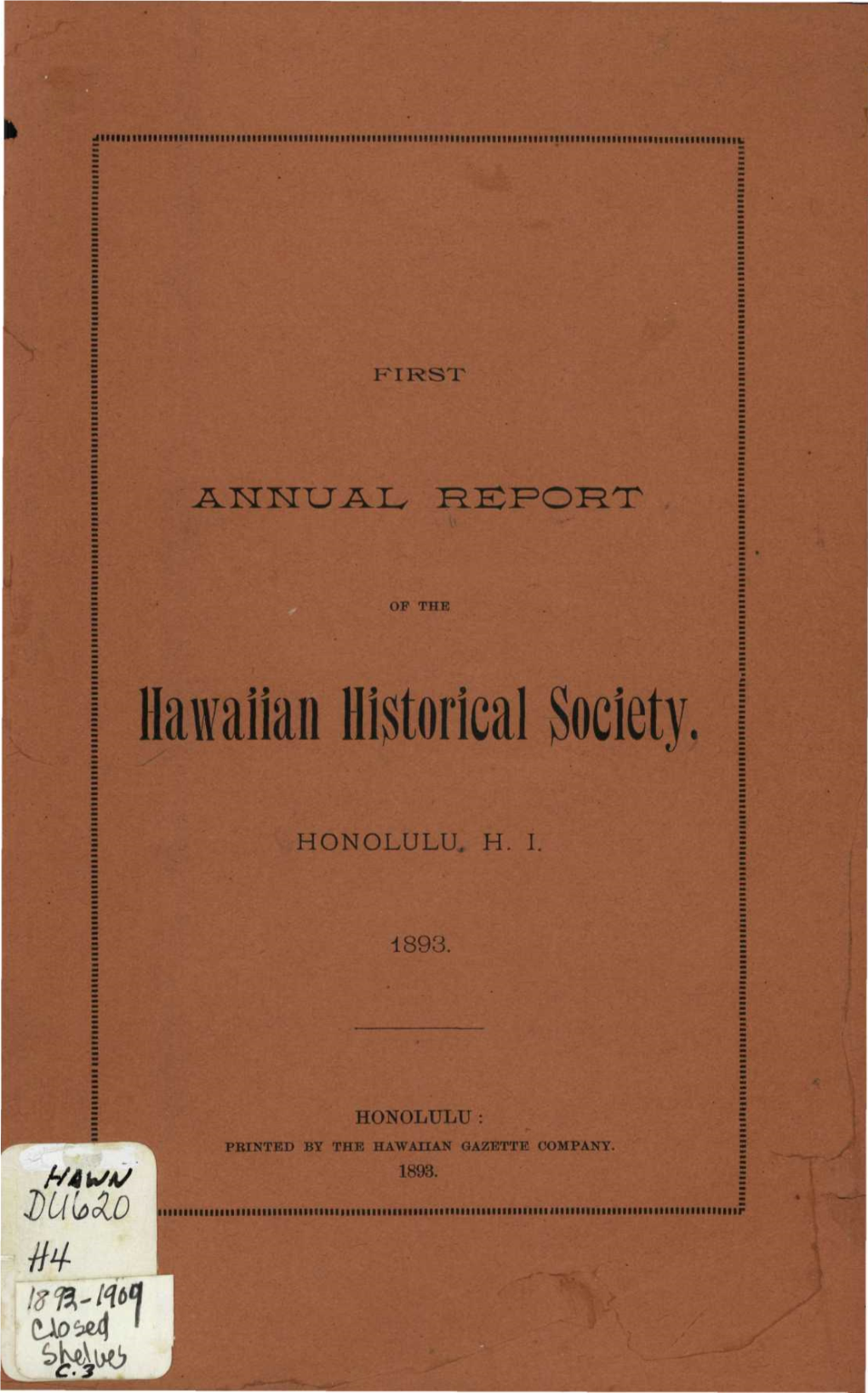 Hawaiian Historical Society