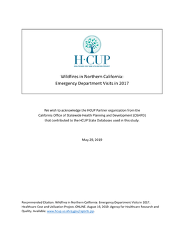 Wildfires in Northern California: Emergency Department Visits, 2017