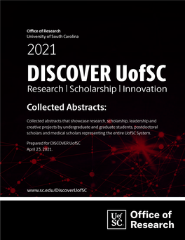 2021 DISCOVER Uofsc Research | Scholarship | Innovation