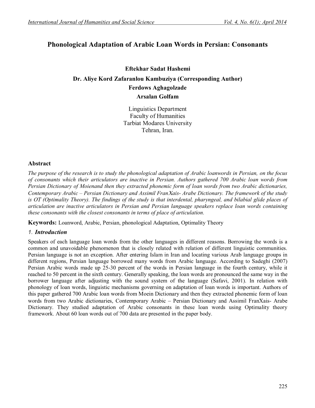 phonological-adaptation-of-arabic-loan-words-in-persian-consonants