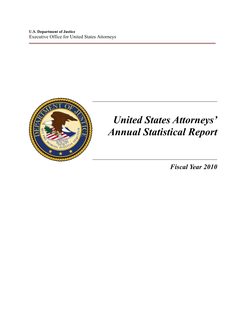 United States Attorneys' Annual Statistical Report