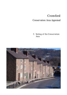 Cromford Conservation Area Appraisal