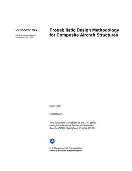 Probabilistic Design Methodology for Composite Aircraft Structures