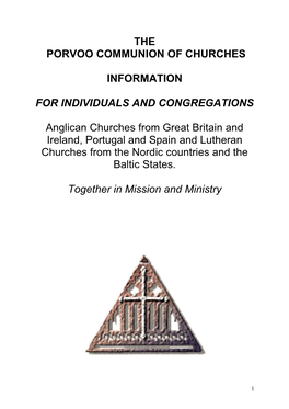 The Porvoo Communion of Churches Information For