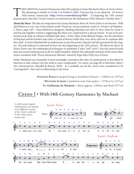 CREDO I • with 14Th-Century Harmonies by Machaut