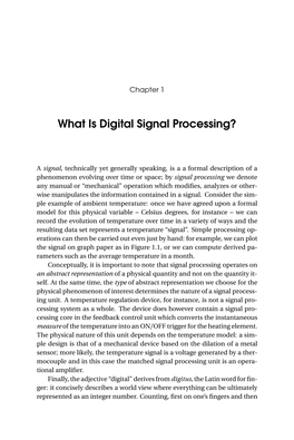 What Is Digital Signal Processing?