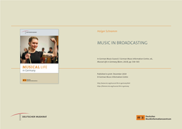 Music in Broadcasting