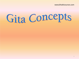 Bhagavad Gita Slides