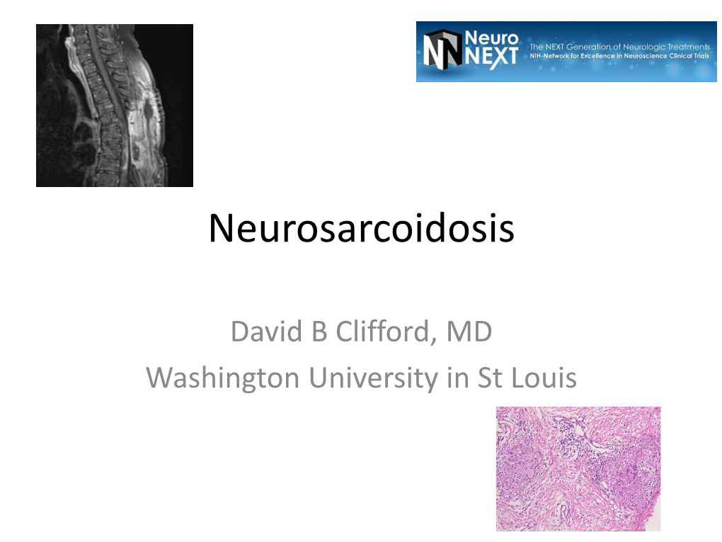 Neurosarcoidosis