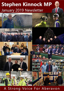 Stephen Kinnock MP January 2019 Newsletter