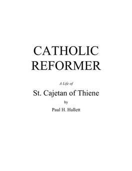 Catholic Reformer