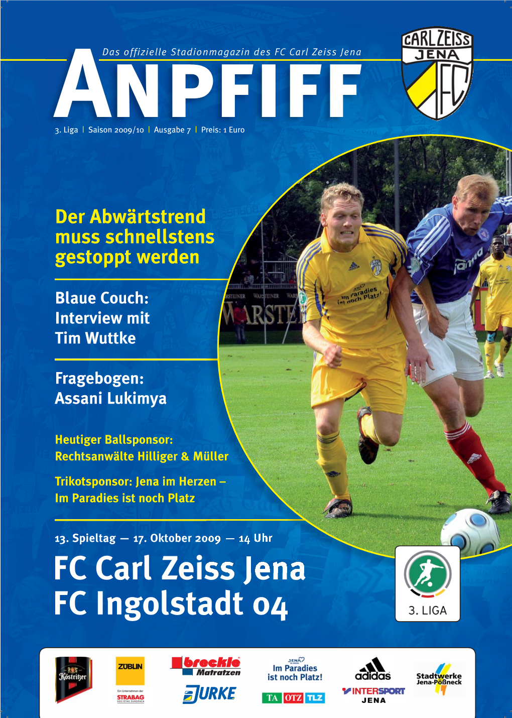 FC Carl Zeiss Jena FC Ingolstadt 04
