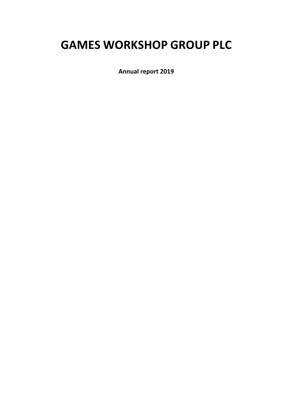 Annual Report: 2018-2019