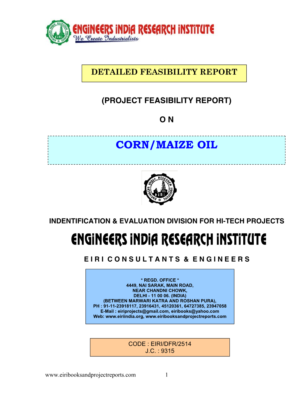 Corn/Maize Oil