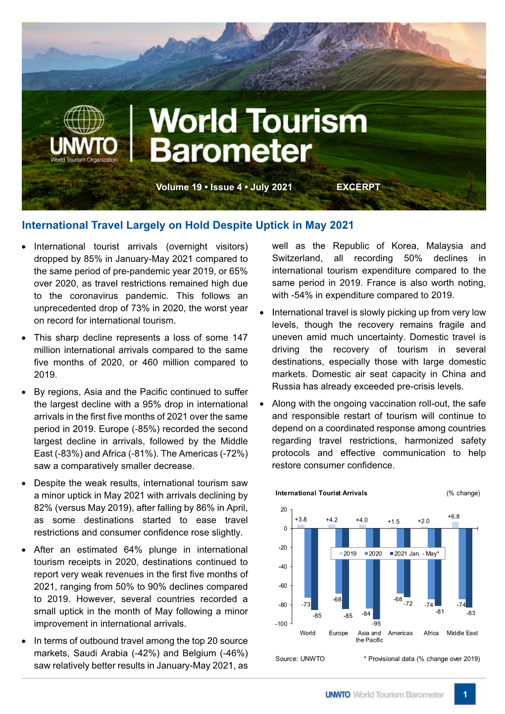 UNWTO World Tourism Barometer