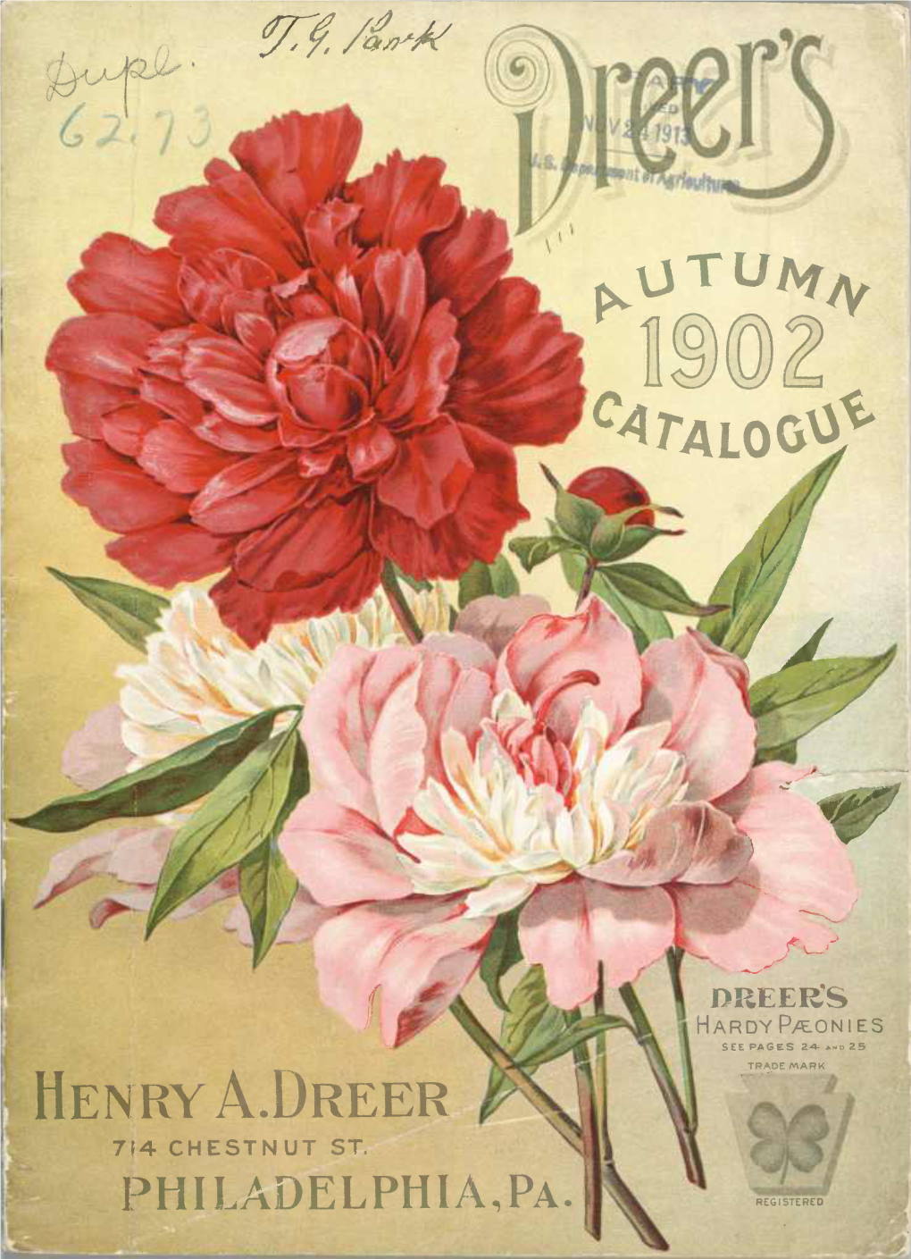 Henry A. Dreer's Autumn Catalogue, 1902
