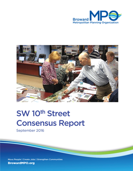 SW 10Th Street Consensus Final Report with Full