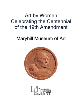 VIEW Art by Women Celebrating the Centennial of the 19Th Amendment