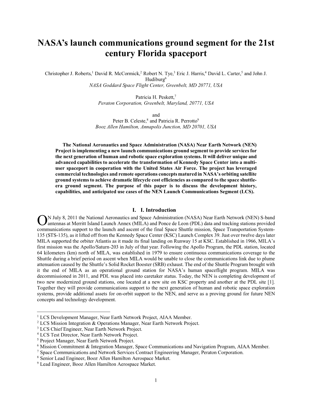 NASA's Launch Communications Ground Segment for the 21St Century