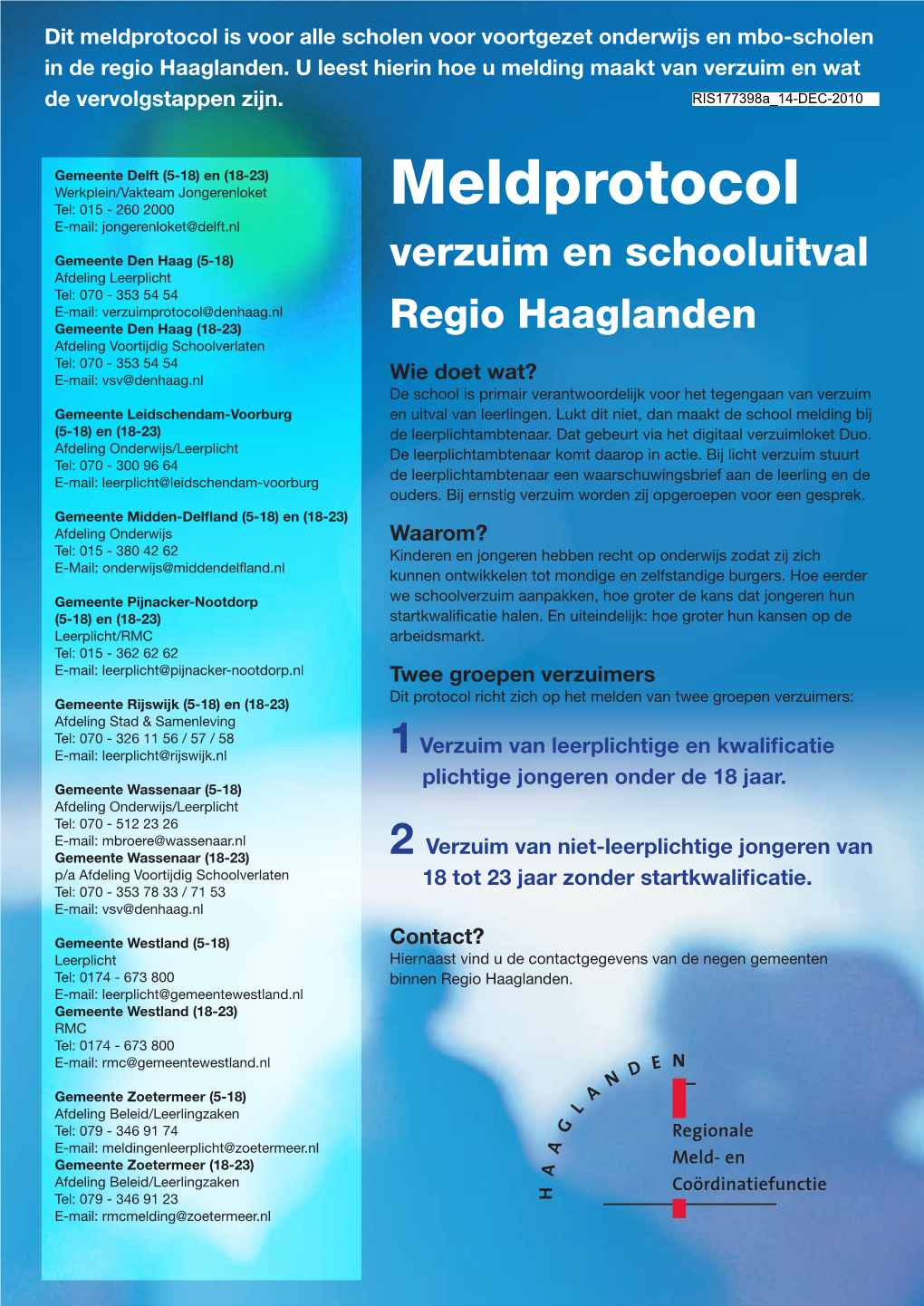 Meldprotocol Verzuim En Schooluitval Regio Haaglanden