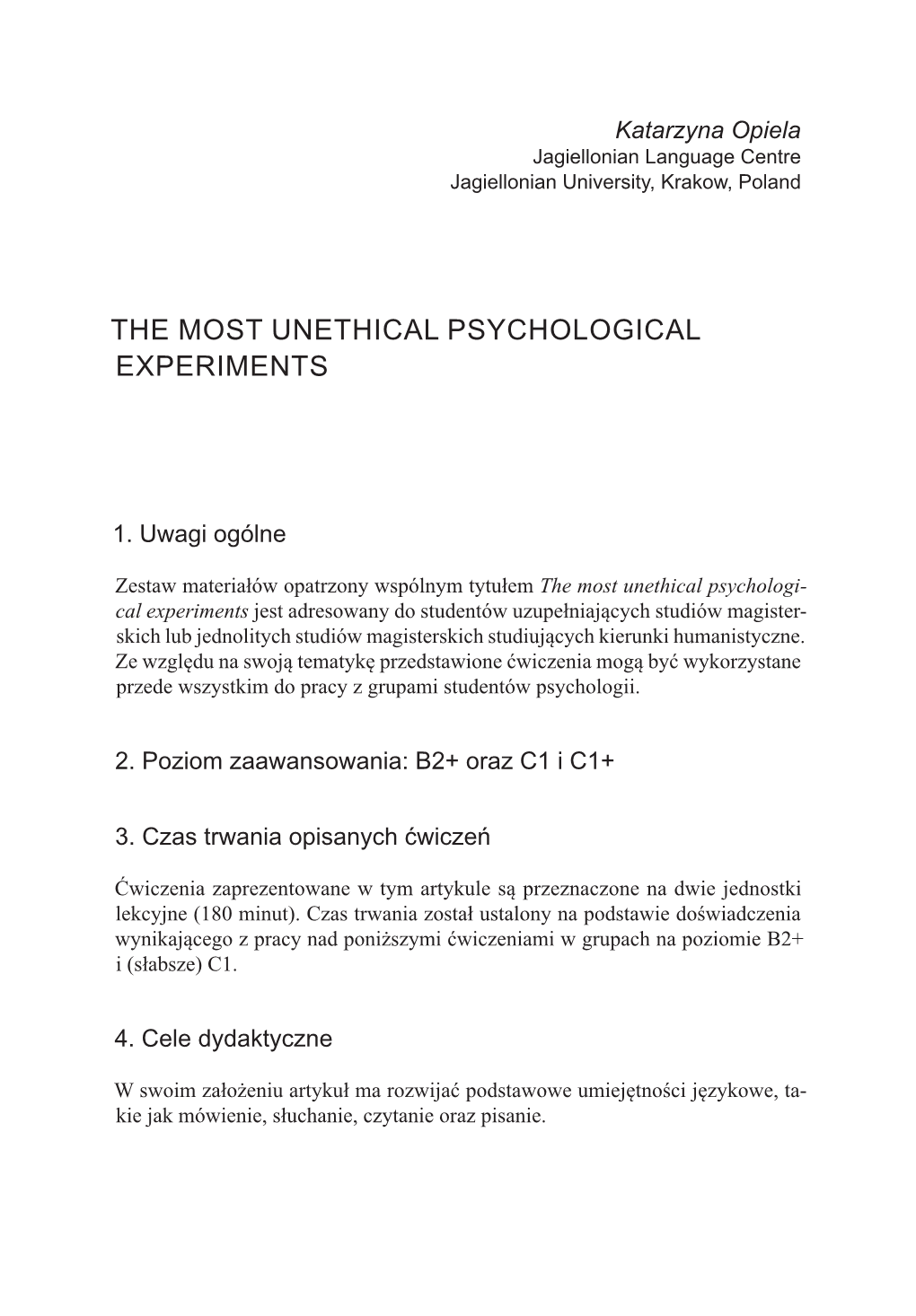 The Most Unethical Psychological Experiments