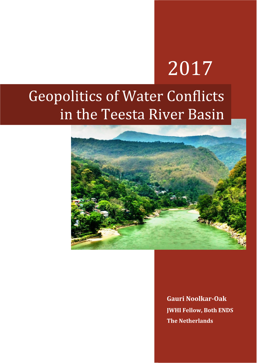 Geopolitics of Water Conflicts in the Teesta River Basin