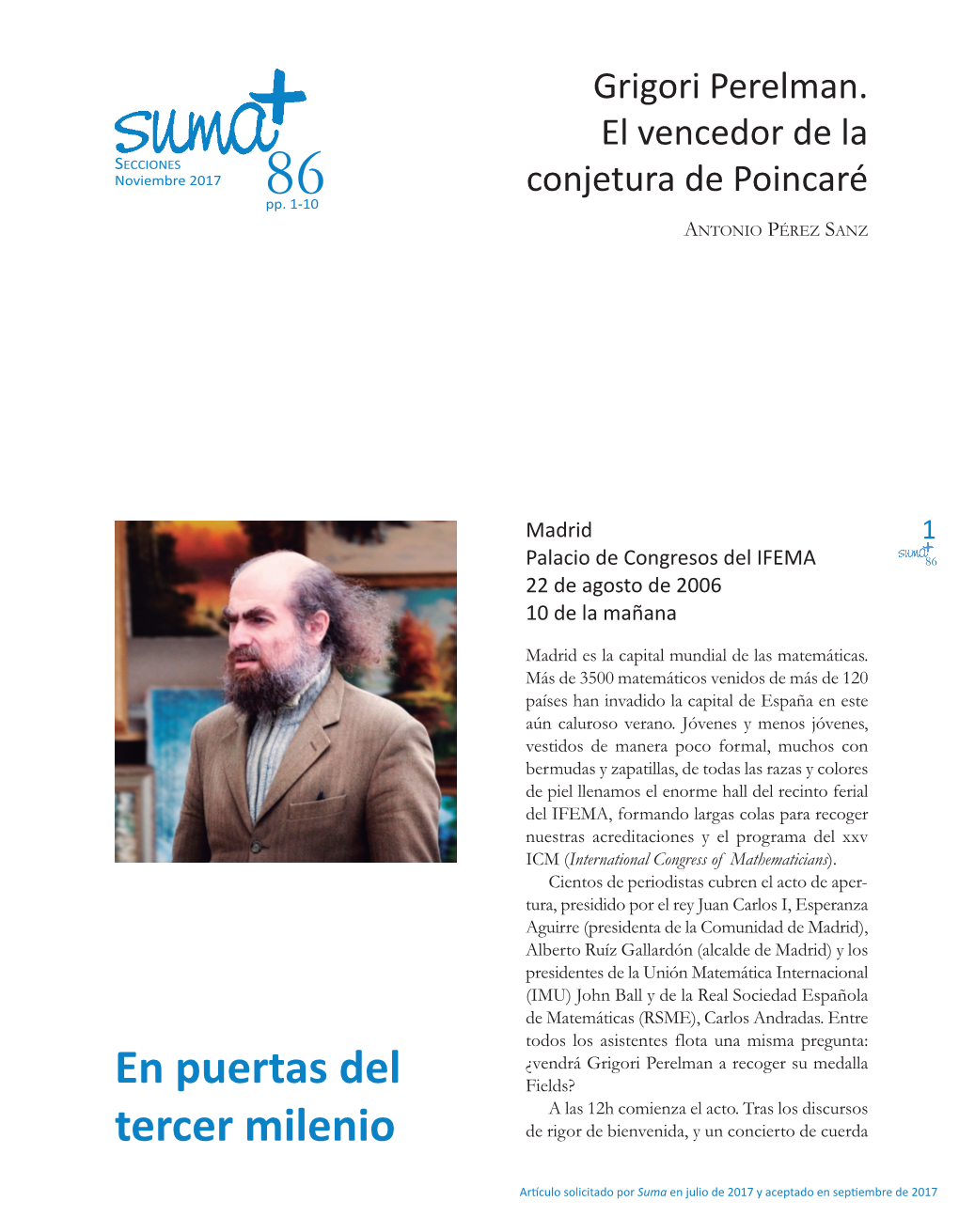 Grigori Perelman. El Vencedor De La Conjetura De Poincaré