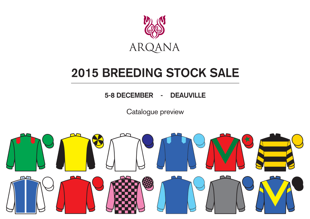 2015 Breeding Stock Sale