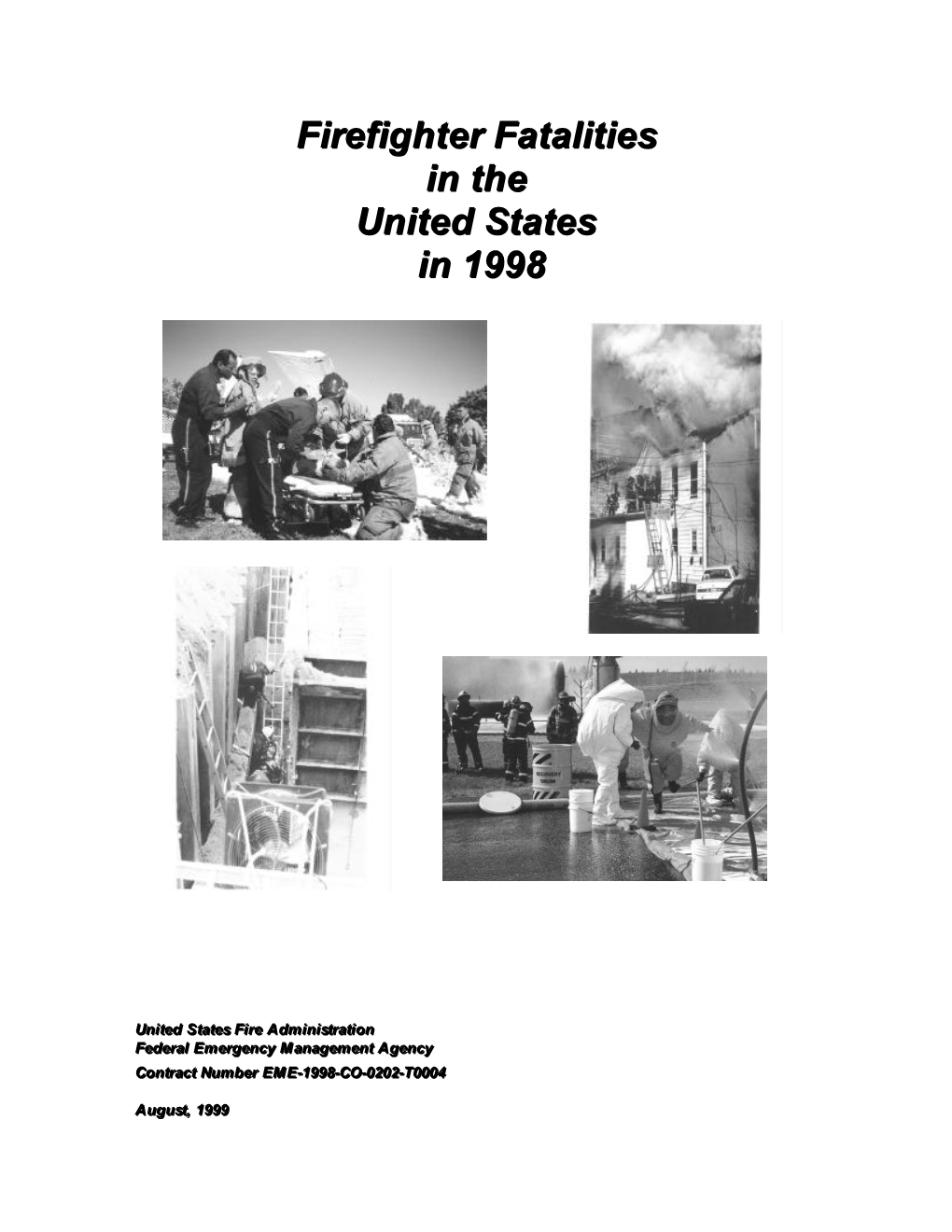 Firefighter Fatalities in the United States in 1998