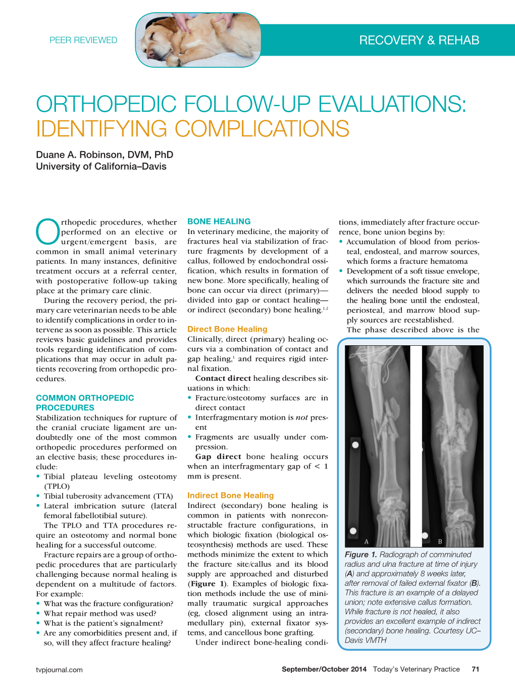 Orthopedic Follow-Up Evaluations: Identifying Complications Duane A