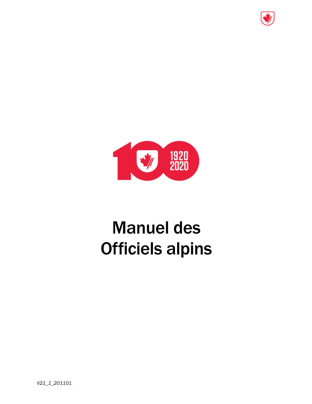 Manuel Des Officiels Alpins