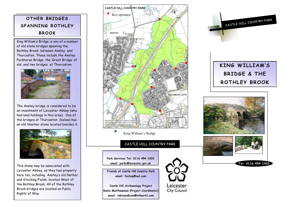 King William's Bridge & the Rothley Brook