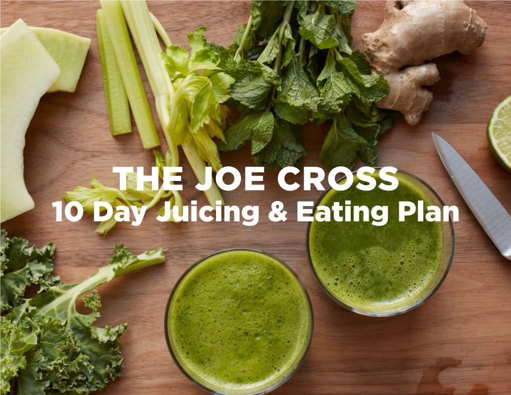 10 Day Juicing & Eating Plan