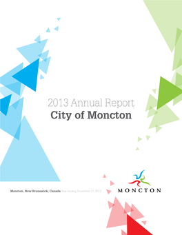 2013 Annual Report City of Moncton