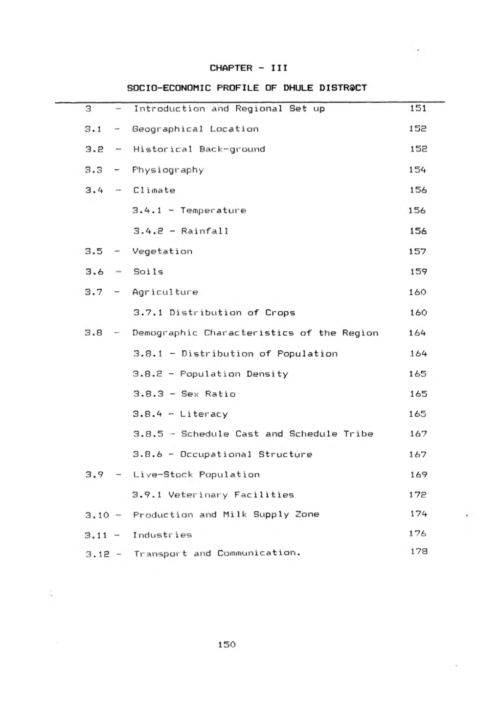 Socio-Economic Profile of Dhule District Chapter